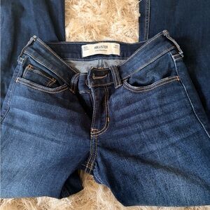 Hollister Women's High Rise Dark Indigo Jeans